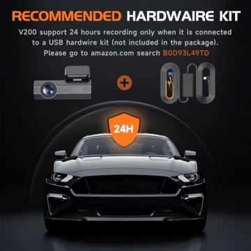 VEEMENT 2.5K Mini Dash Cam with WiFi and APP Access