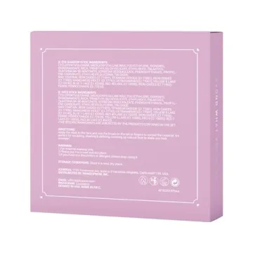 LUXAZA 6PCS Metallic And Matte Eyeshadow Sticks - Makeup Set