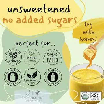 Organic Golden Milk Turmeric Powder for Healthy Lattes