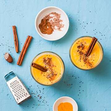 Organic Golden Milk Turmeric Powder with Ginger - All Natural, No Added Sugar, Great for Golden Milk Lattes, 3.5 oz, The Spice Hut