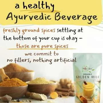 Organic Golden Milk Turmeric Powder for Healthy Lattes