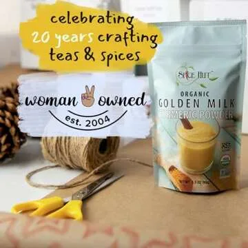 Organic Golden Milk Turmeric Powder for Healthy Lattes