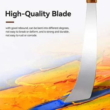 Lightwish 3 Piece Palette Knife Set for Artists Painting