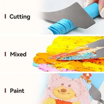 Lightwish 3 Piece Palette Knife Set for Artists Painting