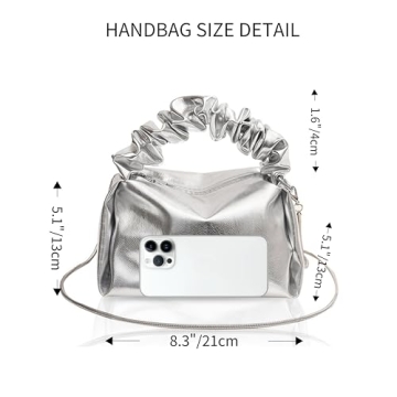 JENSVOIR Silver Evening Clutch - Elegance for Any Occasion
