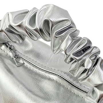 JENSVOIR Silver Evening Clutch - Elegance for Any Occasion