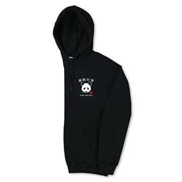 Riot Society Panda Rose Men's Stylish Pullover Hoodie for Comfort