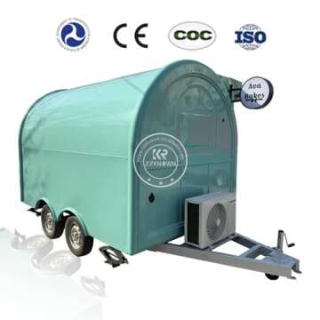 2024 Restaurant Barber Food Kiosk Mobile Coffee Cart Food Cart Catering Trailer Food Truck Hot Dog Cart