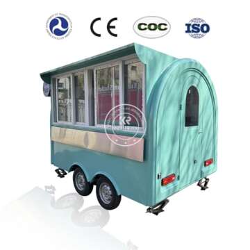 2024 Restaurant Barber Food Kiosk Mobile Coffee Cart Food Cart Catering Trailer Food Truck Hot Dog Cart