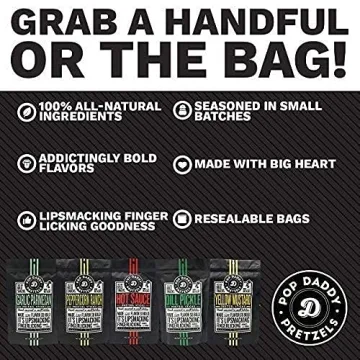 Pop Daddy Gourmet Pretzel Sticks, Maple Brown Butter Flavor