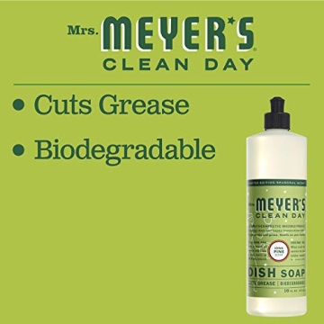MRS. MEYER'S CLEAN DAY Liquid Dish Soap, Biodegradable Formula, Limited Edition Iowa Pine, 16 fl. oz - Pack of 3