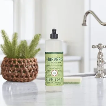 MRS. MEYER'S CLEAN DAY Liquid Dish Soap, Biodegradable Formula, Limited Edition Iowa Pine, 16 fl. oz - Pack of 3