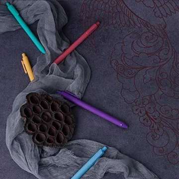 Kaco Pure Retractable Gel Ink Pens - 5-Pack for Vibrant Writing
