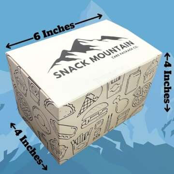 Snack Mountain Care Package Variety Snack Kit Gift Box Back to School Gift Basket Snack Food Gifts for Office Teens Ultimate Treat Box for Adults & Kids Variety Pack Candy Gift Basket Movie Night Bundle Set College Guys Girls