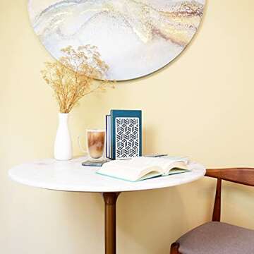 CNK Book Ends Bookends for Decorative Books Holder Bookend Shelves End Hold Heavy Duty Holders Stopp...