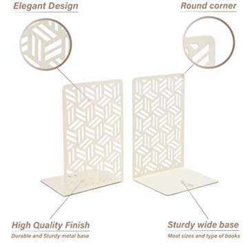 Stylish CNK Book Ends for Decorative Bookshelf