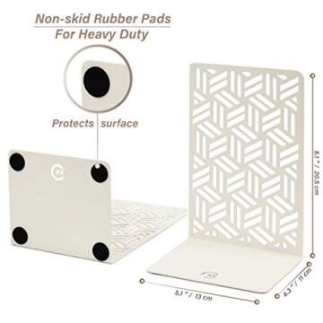 Stylish CNK Book Ends for Decorative Bookshelf