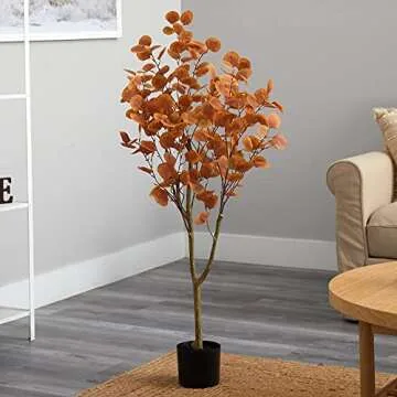 Nearly Natural 4ft Eucalyptus Artificial Tree for Home