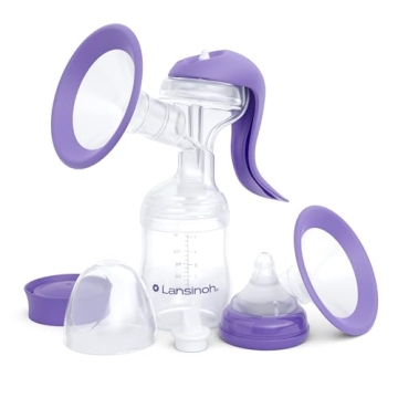Lansinoh Manual Breast Pump for Efficient Milk Expression