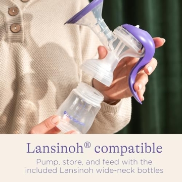 Lansinoh Manual Breast Pump for Efficient Milk Expression