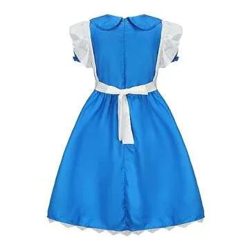 Women Alice Costume Adult Halloween Princess Dress
