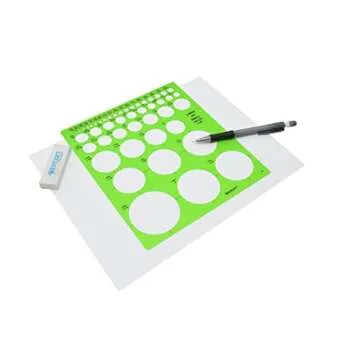 Westcott LetterCraft Circles Template for Crafting