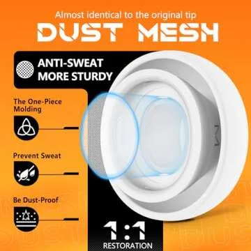 Premium Replacement Ear Tips for AirPods Pro - 4 Sizes & Cleaner