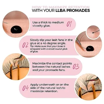 LLBA Promade Fans Handmade Volume Eyelashes for Professionals