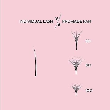 LLBA Promade Fans Handmade Volume Eyelashes for Professionals