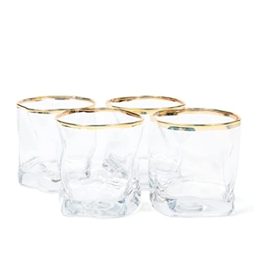 Protona Stemless Wine Glasses Set of 4 Stylish and Durable