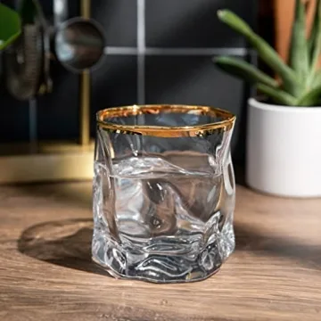 Protona Stemless Wine Glasses Set of 4 Stylish and Durable