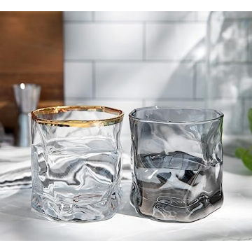 Protona Stemless Wine Glasses Set of 4 Stylish and Durable