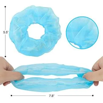 YL Mainland 12PCS LED Scrunchies, Glow in the Dark Hair Ties with Premium Gift Bag, Light Up Hair Accessories for Women, 3 Light Modes, Colorful Meteor Yarn Hair Ties, Hair Bands for Neon Glow Party