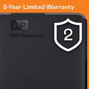 WD 4TB Elements Portable External Hard Drive
