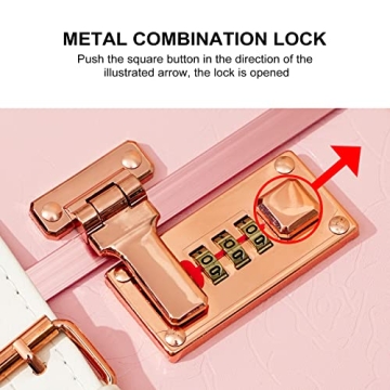 urecity Vintage Cute Carry-on Overnight Case - Stylish & Practical