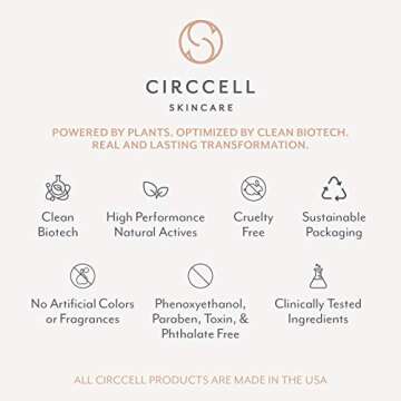 CIRCCELL Geothermal Clay Cleanser – Hydrating Facial Cleanser - Arctic Clay and Essential Oils Deep Clean & Detox Skin – Hydrating Clay Face Wash or Mask for All Skin Types