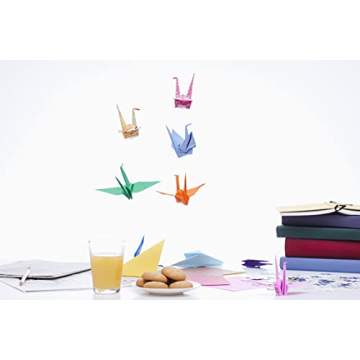 200 Double Sided Origami Paper - 20 Colors - Easy Fold