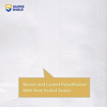 GUARD SHIELD Heavy Duty Waterproof Tarp 12x16 Feet