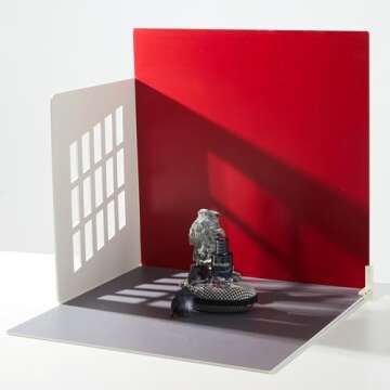 3PCS Simulation Window Light Shadow Photography Background Board,Waterproof Reusable Photo Tabletop Backdrops for Food Cosmetics Jewelry Ornaments Makeup Skin Care Small Product