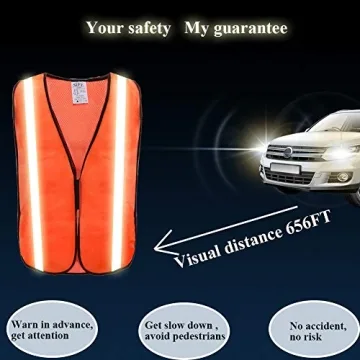 SIFE High Visibility Safety Vests 10 Pack