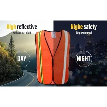 SIFE High Visibility Safety Vests 10 Pack