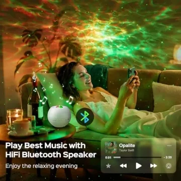 Galaxy Projector 4 in 1 Star Light with Bluetooth Speaker