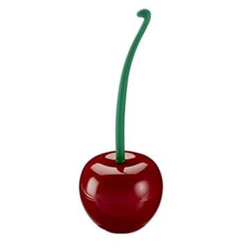 Cherry Shape Toilet Brush - Standing Toilet Brush Set - Compact Household Bathroom Cherry Toilet Brush