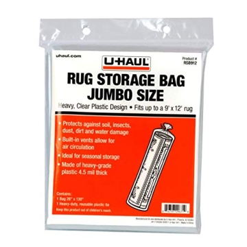 U-Haul Jumbo Rug Storage Bag - Durable Protection for Large Rugs