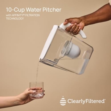 Clearly Filtered Water Pitcher for Pure Hydration