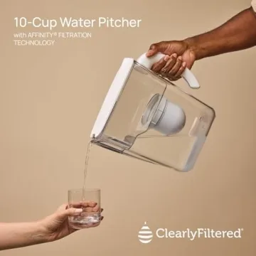 Clearly Filtered Water Pitcher for Pure Hydration