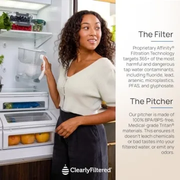 Clearly Filtered Water Pitcher for Pure Hydration