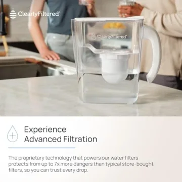 Clearly Filtered Water Pitcher for Pure Hydration