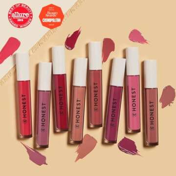 Honest Beauty Hydrating Liquid Lipstick with Hyaluronic Acid + Avocado Oil | EWG Verified, Vegan + C...