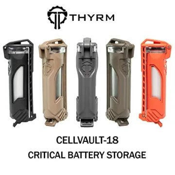 Thyrm CellVault-18 Waterproof Battery Storage Case